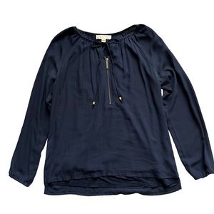 Navy Blue Michael Kors Blouse